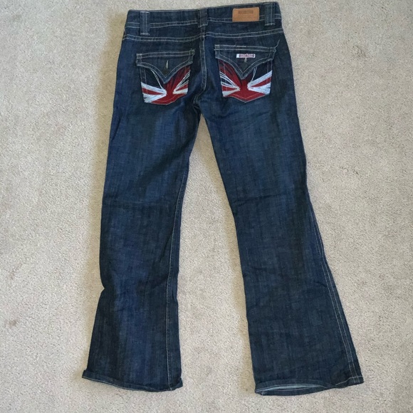Hudson Vintage British Flag Jeans 3 